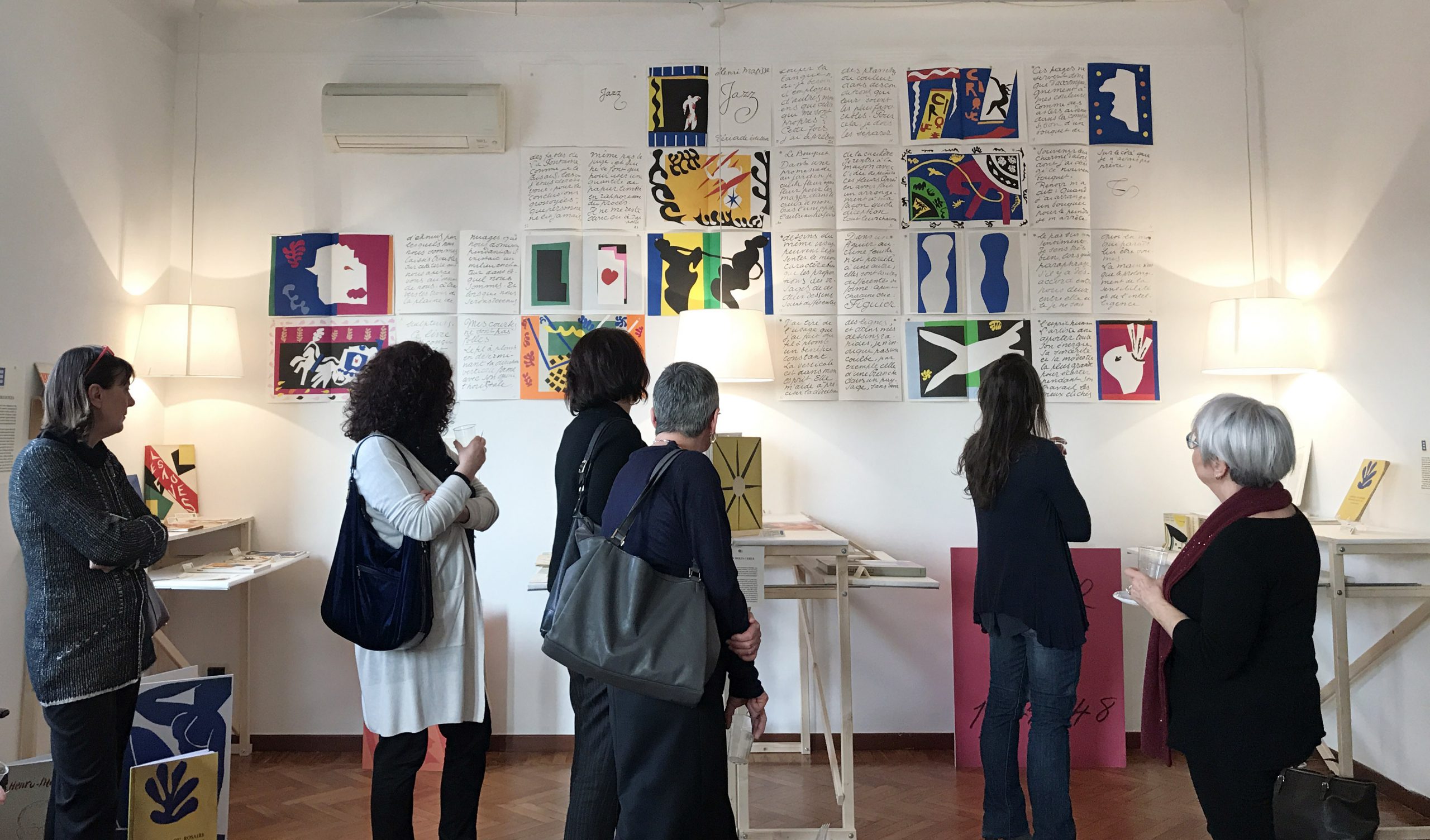 Visitatori alla mostra dedicata a Henri Matisse