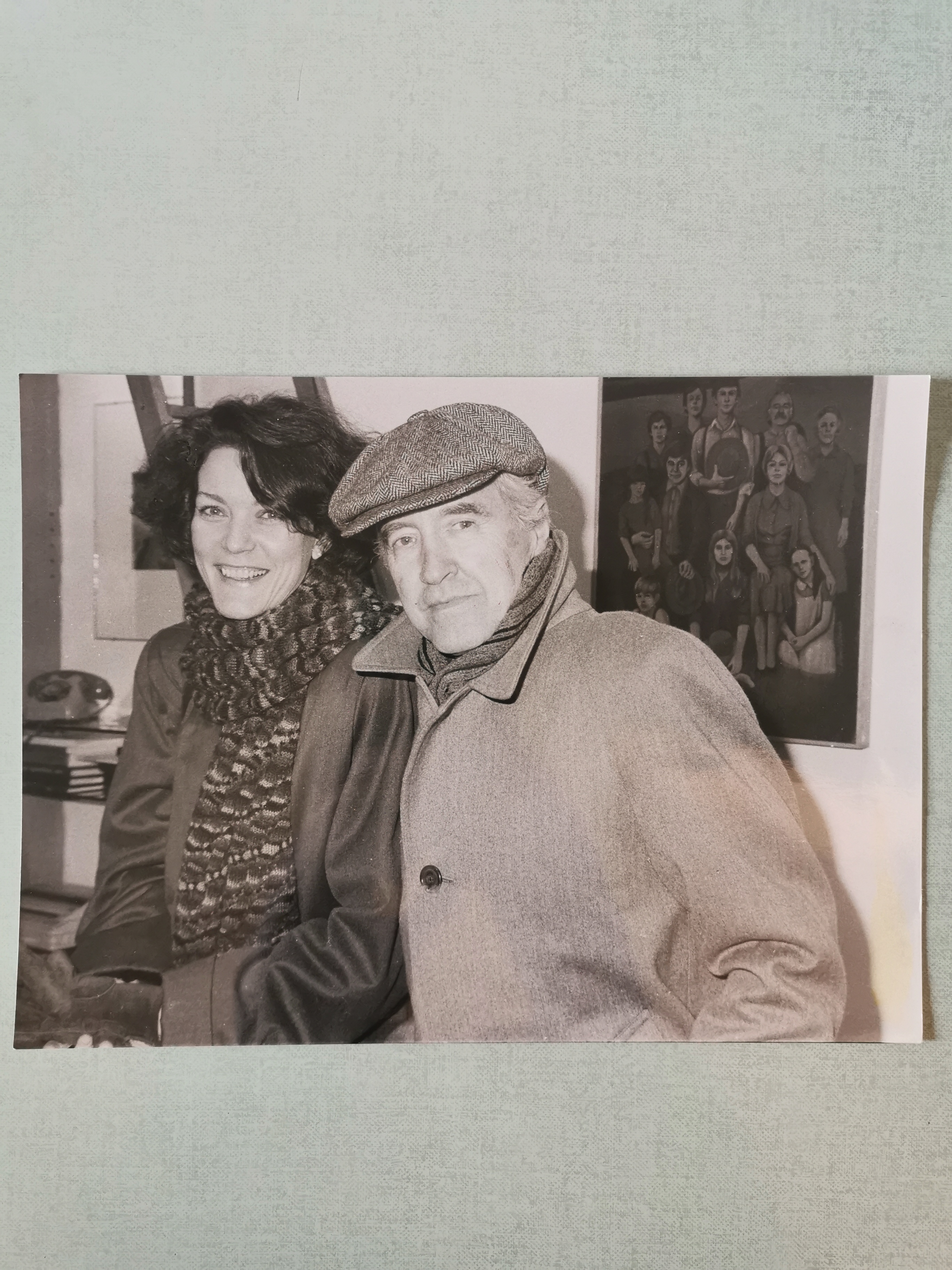 Giorgio Soavi con un'amica, fotografia di Luciana Mulas